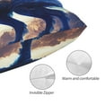 thumbnail image 3 of Goofa Moonlit Blue Wolf Print Plush Throw Pillow Case, Soft Velvet with Hidden Zipper, Decorative Cushion Cover for Sofa, Bed, Car, and Home Décor-16"x24", 3 of 6