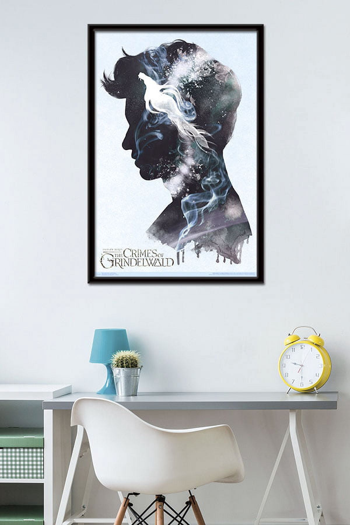 Fantastic Beasts: Crimes Of Grindelwald - Newt Illustration Wall Poster, 22.375" x 34", Framed
