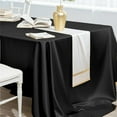 thumbnail image 4 of Seamless Satin Tablecloth, Rectangular Polyester Fabric, 60x84 Inches, Soft Shiny Surface for Banquet Party Dining Table Decoration,Vsgery, 4 of 6