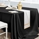 thumbnail image 4 of Mantel de satén sin costuras, rectangular, sedoso y suave, ideal para decoración de mesas, restaurantes, bodas, banquetes, fiestas y eventos., 4 of 5