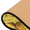 thumbnail image 3 of Yellow Cheese Runner Rug Ares Rug Non-Slip Laundry Rug 72×24 inch Soft Washable for Bedroom Bathroom Kitchen Living Room, 3 of 6