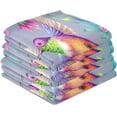 thumbnail image 4 of GZHJMY Hummingbird on Purple Flowers 4PCS Kitchen Towels Dish Clothes Absorbent Dishcloths Reusable Rapid Drying for Kitchen Bathroom Hotel Household Hand Towels 29"X18" inch, 4 of 7