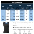 thumbnail image 3 of Trgacdwlo Sauna Vest for Men Waist Trainer Sleeveless Mens Sweat Sauna Suit Shirt Compression Tank Top Blue XXL, 3 of 8
