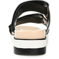 thumbnail image 3 of Journee Collection Womens Ashanti Faux Leather Double Strap Slide Sandals, 3 of 3