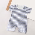 thumbnail image 2 of XZNPDUCQ Newborn 18-24 Months One-Piece Jumpsuit Baby Suits All Cotton Hayi Infant And Toddler Crawling Clothes Newborn Baby Bags A73-Navy, 2 of 4
