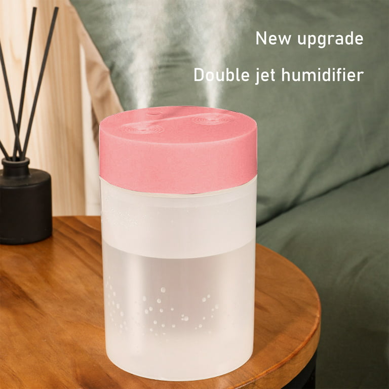 2023 Summer Home and Kitchen Gadgets Savings Clearance! WJSXC Portable Desk  Humidifier, Cool Mist Humidifier, Small Humidifier for Home Bedroom office,  Plants, Colorful Night Light Function Pink 