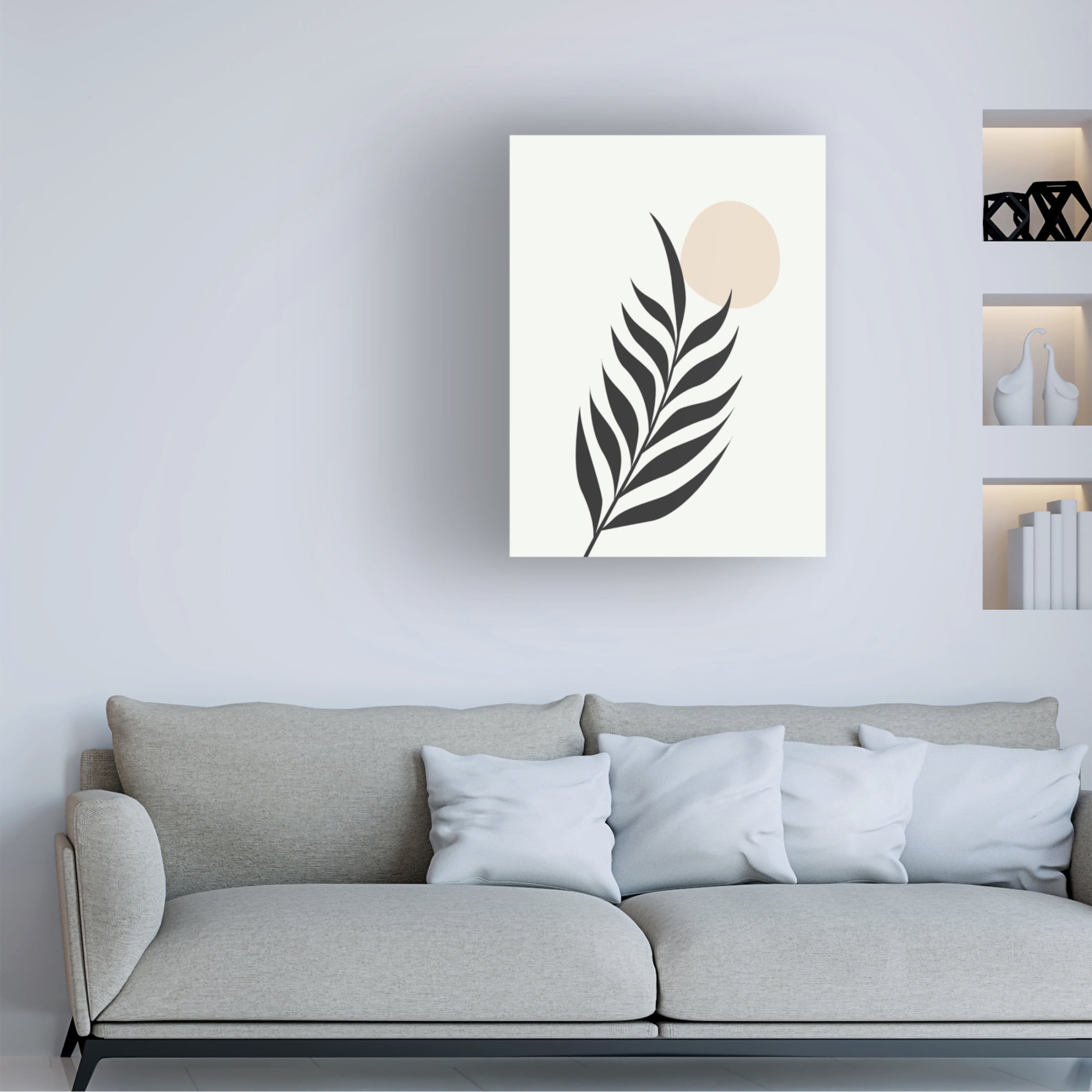 Trademark Fine Art Beth Cai Leaf Sun Canvas Wall Art