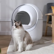 Smart Automatic Cat Litter Box, Self Cleaning Litter Box, App Control, Support 5G & 2.4G WiFi for Multiple Cats