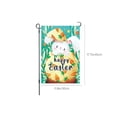 thumbnail image 2 of D Easter Garden Flag 12X18 Inch Spring Outdoor Sign Double Sided Yard Decoration, 2 of 7