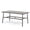 Gray, variant on HAPPATIO Patio Table for 6, Large Modern Rectangle Outdoor Dining Table with Umbrella Hole and Adjustable Feet, All Weather Aluminum Patio Table for Garden, Backyard and Poolside, Brown