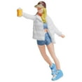 thumbnail image 1 of serony 1/87 Diorama Figurines Graffiti Personnages Résine Personnes Train Disposition Fille Blanc, 1 of 6