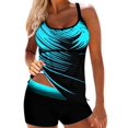 thumbnail image 1 of Women Swimsuit Tankini Set Bathing Suit Tank Shorts Swimwear, 1 of 3