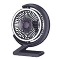 thumbnail image 2 of ABPWLY Desktop Desk Lamp Fan Household High Wind Power Rotatable Circulating Fan Portable USB Desktop Aromatherapy Electric Fan Clearance Cordless Table Lamp Canada Days Table Lamp for Bedroom, 2 of 5
