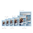 thumbnail image 4 of Grooved 11 in. x 14 in. Blue Picture Frame (Set of 2), 4 of 8