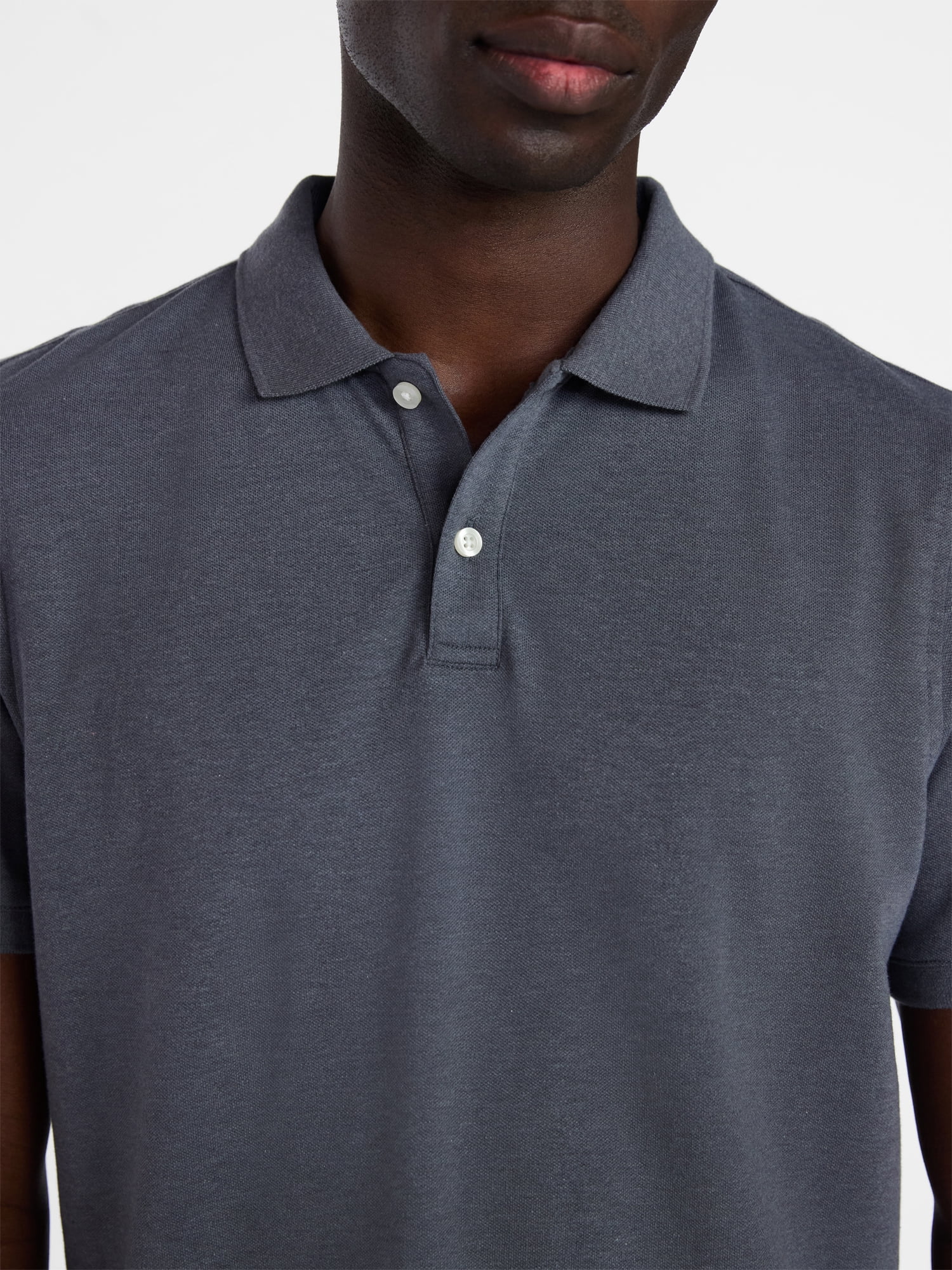 George Men's & Big Men's Classic Fit Pique Polo with Short Sleeves, Sizes XS-5XL, LT-3XLT