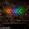 thumbnail image 4 of Glowneon Direction Arrow Led Wall Decor, Restaurant Home Bar Wall Art, 4 of 5
