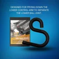 thumbnail image 5 of 6007 Auto Lower Control Arm Prying Tool Press Installation Remover Black, 5 of 5