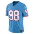 thumbnail image 2 of Men's Nike Jeffery Simmons Light Blue Tennessee Titans Vapor F.U.S.E. Limited Jersey, 2 of 7