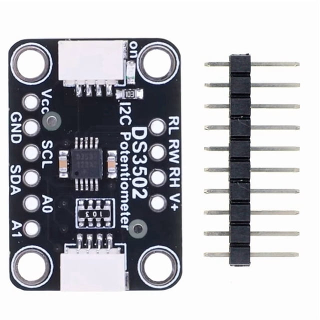 1 Piezas Potenciómetro Digital DS3502 , 10 K, IC de Alto Voltaje NV, DS3502U+, Desarrollo.