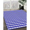 thumbnail image 2 of Ahgly Company Indoor Rectangle Patterned Pastel Light Blue Novelty Area Rugs, 7' x 9', 2 of 6