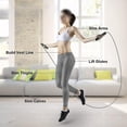 thumbnail image 4 of Skipping Rope With Ball Bearings Foam Handles For Like Speed Training, Endurance Training Blue, 4 of 5
