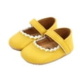 thumbnail image 2 of Infant Baby Girls Flats Non Slip Soft Sole Shoes Prewalker Newborn Light Baby Sneaker Shoes, 2 of 8