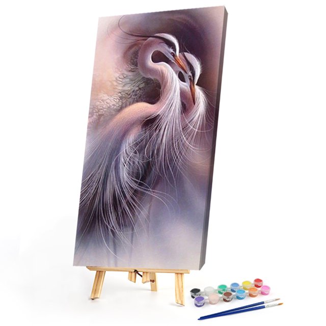 Cuadros Decorativos Heron pintura al óleo por números Kits DIY pared arte imagen artesanía decoración del hogar regalos JShteea Nuevos Originales