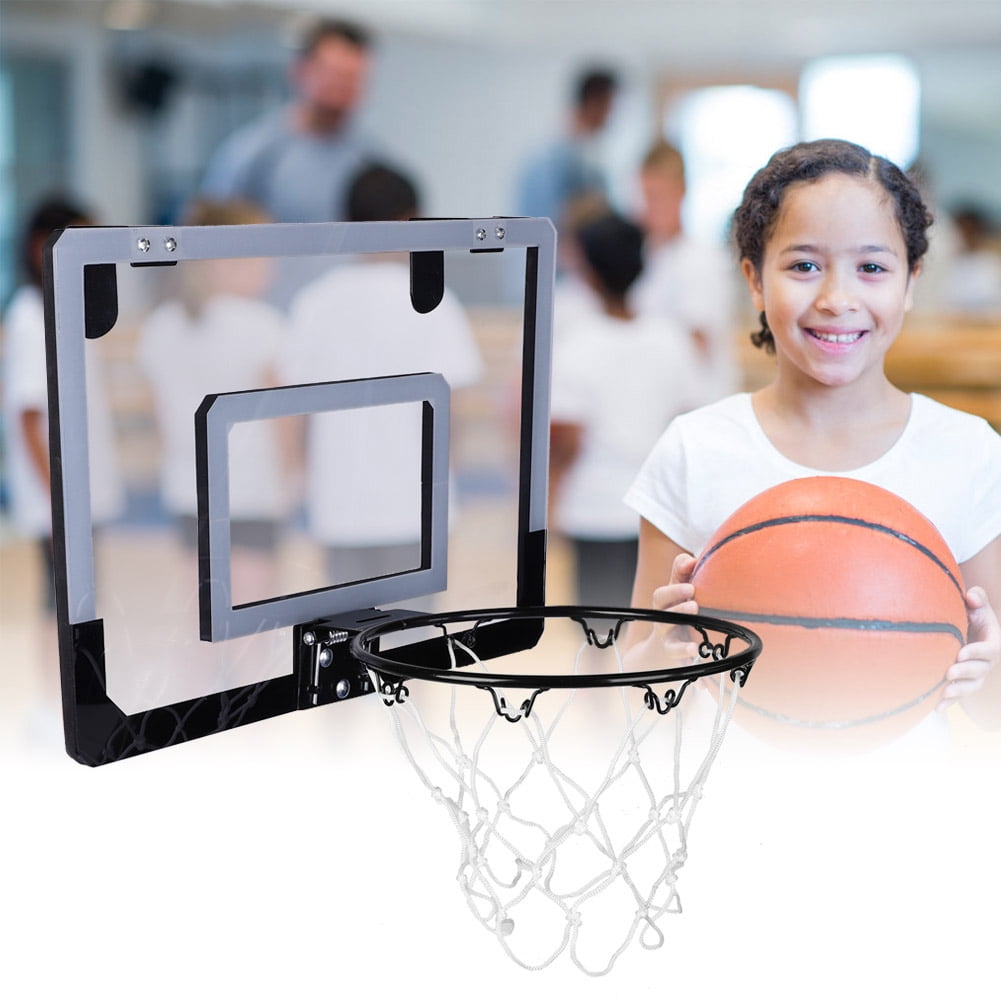 Jouet de Basketball pour Enfants, Mini Système de Basketball d'Intérieur Panneau Arrière de Basketball Cadeau d'Anniversaire 17.9 X 12.0 Pouces Facile à Installer pour Bureau pour Maison pour Chambre