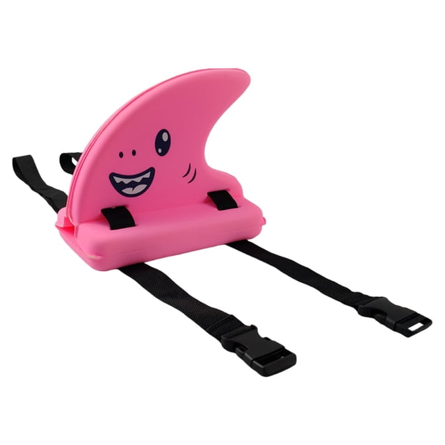 Flotadores de espalda de aleta de tiburón para natación, EVA, accesorios para piscinas de verano para deportes acuáticos Rosa