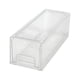 thumbnail image 5 of Cajas de almacenamiento para escritorio, organizador de escritorio con cajón, a prueba de polvo, acrílico transparente Medio, 5 of 9