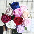 thumbnail image 4 of Manunclaims Imitation Rose Not Withered Fine Workmanship Realistic Easy Care Non-fading Ornament Multicolor Fabric Texture Simulation Rose for Home, 4 of 8