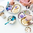thumbnail image 4 of Stainless Steel Plate  Pediatrician Designed Divided & Plates Non Unbreakable Dishwasher Safe Polished, 4 of 9