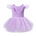 thumbnail image 4 of EnJoCho Girls Tutu Dress Ruffl𝖾 Sleeveless Gradient Tulle Toddler Elastic Smoc𝗄ed Wedding Puffy Dresses Summer Cute Princess Outfit Toddler Skater Dress Casual, 4 of 7