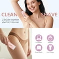 thumbnail image 6 of Bikini Trimmer for Women, Electric Razors for Women, 2 in 1Body Shaver, Electric Bikini Shaver for Legs Body Hair Wet and Dry Use, Facial Hair Removal for Women Easy Cleaning, IPX7 Waterproof, 6 of 9
