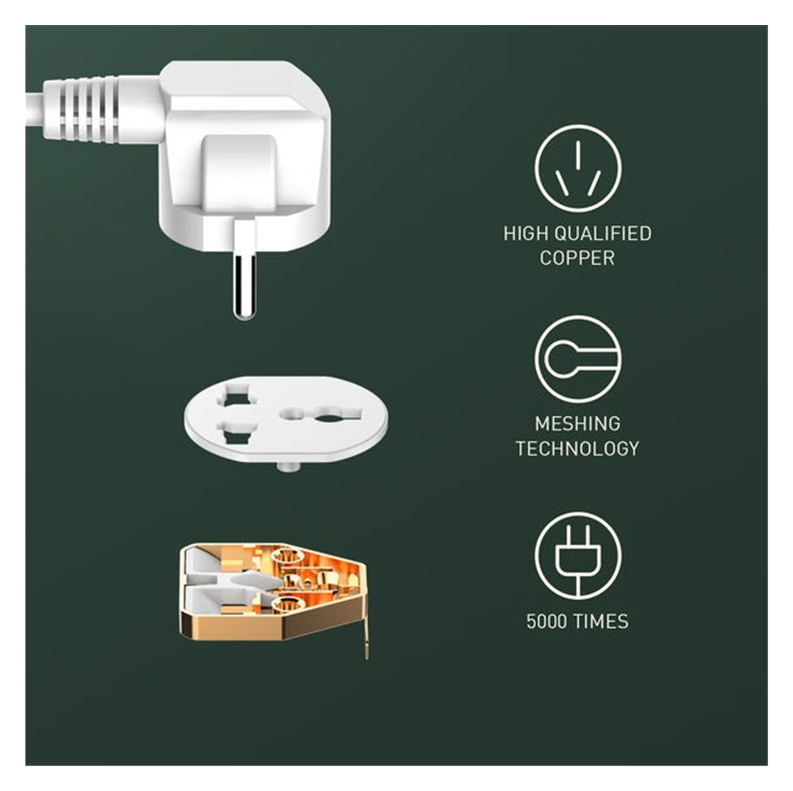 Surge Protector 4 Outlets Power Strip With 4 USB Phone Charger Switch Electric Extension Socket Network Filter