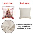 thumbnail image 2 of maho Christmas Pillows Christmas Print PillowCase Linen Sofa Cushion Cover Home Decor Cushion Cover Family Pillowcase, 2 of 2