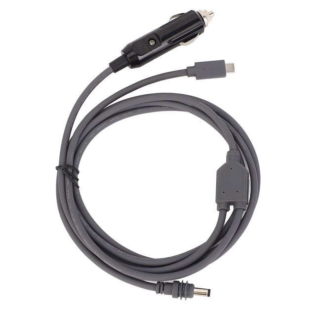 DC Adapter Cable, USB C To DC Port Cable 2 in 1 Stable Connection IP68 Water Proof Male Plug and Play for Mini Dish Antenna
