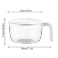 thumbnail image 3 of Rice & Vegetable Strainer Basket - Kitchen Draining Colander with Handle | PE/PP Material | Fridge Storage Container for Fruits, Veggies & Rice Washing, 3 of 3