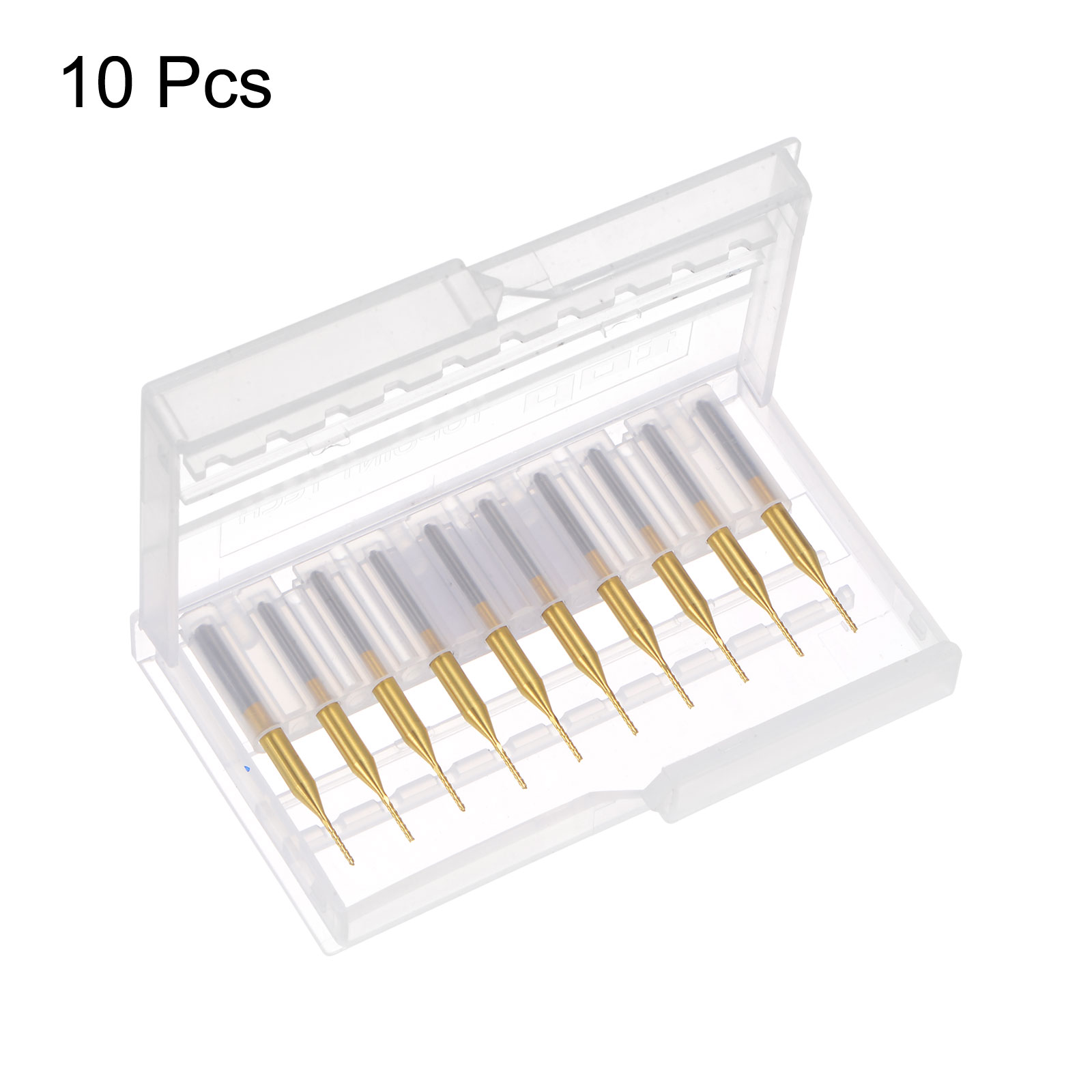 Unique Bargains Titanium Coat Carbide End Mill Engraving Milling Cutter 0.8mm