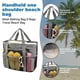 thumbnail image 3 of Bolsa de playa grande, bolsas de piscina, bolsa de playa de malla para juguetes, toallas, chanclas, bolsa de playa, 42*38*20cm, 3 of 7