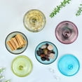 thumbnail image 6 of Haidf Glass Candy Dish with Lid, Vintage Embossed Candy Jars, Crystal Candy Bowl for Wedding Party Candy Cookie Chocolate Dessert Buffet, Decorative Jars for Home Office Desk Decor, Blue, 6 of 7