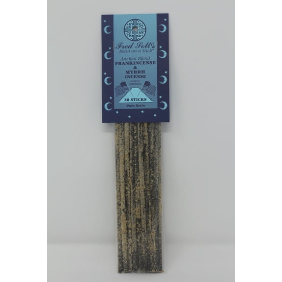 Fred Soll's resin on a stick Ancient blend Frankincense & Myrrh Incense (20)