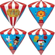 Carnival Birthday Cubez Balloon 15"