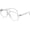 02 Transparent, variant on Aviator Non-prescription Glasses for Women Men Frame Clear Lens Eyeglasses Fashion Square Frame Glasses