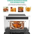 thumbnail image 4 of M optimized 30" Microwave Convection Oven, 1.6 Cu.Ft. Built-In Convection Oven and Microwave Combo with Air Fry, Touch Control, Drop-Down Door, Stainless Steel Finish, 1700W, Silver, 4 of 8