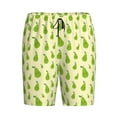 thumbnail image 3 of Picia Green Pears1 Pajama Shorts for Men, Men's Pajama Bottoms, Sleepwear,Short Pajama Pants-Medium, 3 of 9