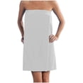 thumbnail image 1 of Womens Spa Wrap, Terry Cotton Wraps, White, One Size, 1 of 1