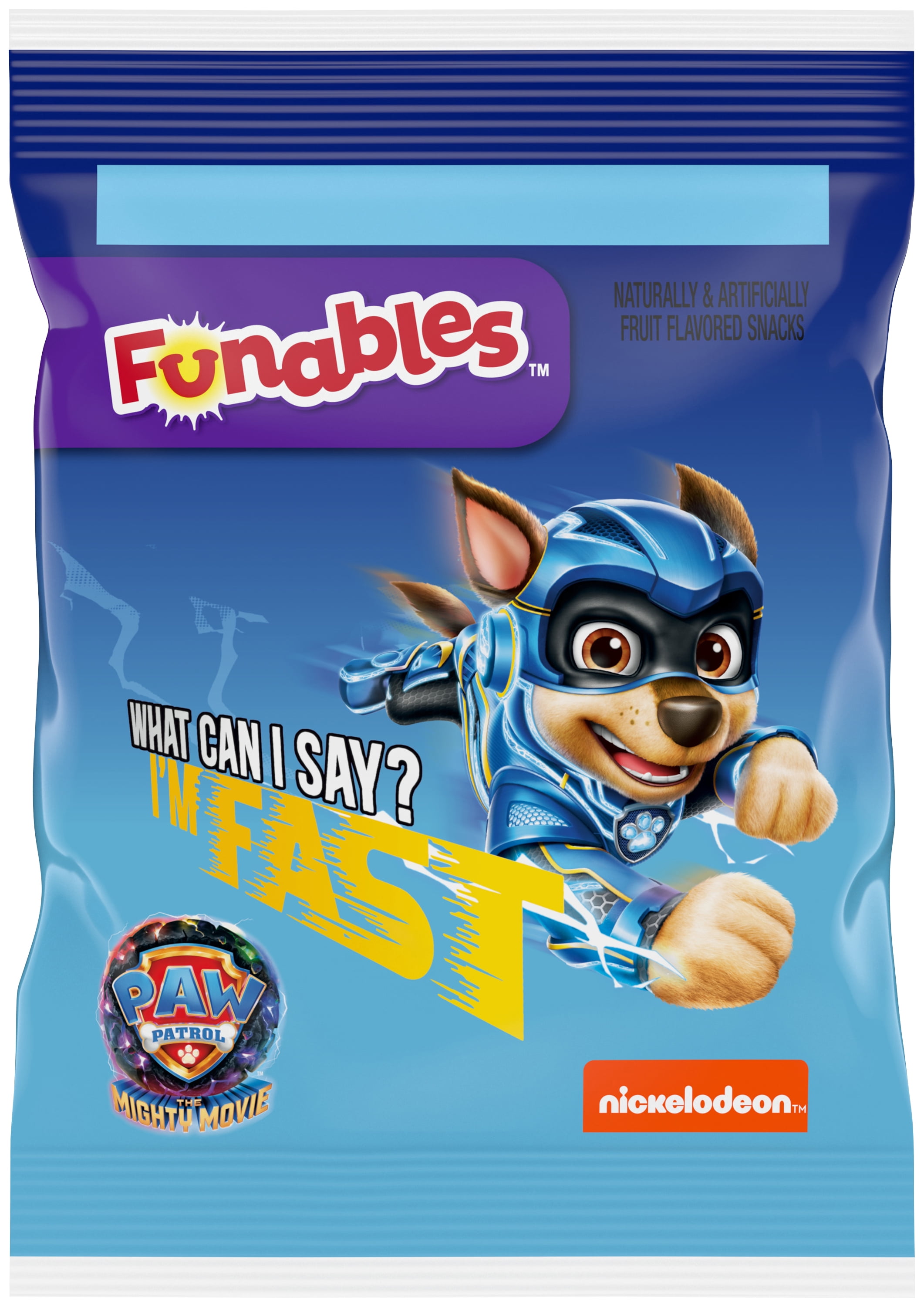 Funables Fruit Flavored Snacks, Paw Patrol the Movie, 0.8 oz, 10 Count 
