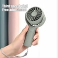 thumbnail image 5 of Qocolhg Mini Portable Handheld Fan, 3 Speed Powerful Battery Operated, Small USB Rechargeable Personal Fans for Makeup Eyelash, Camping Beach Airplane Travel Essentials for Women Girls, Green, 5 of 6