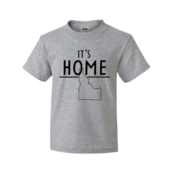 Inktastic It's Home- State of Idaho Outline Youth T-Shirt